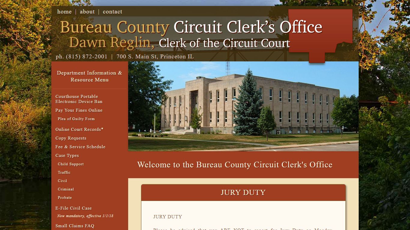 Bureau Co. Circuit Clerk's Office | Princeton, IL